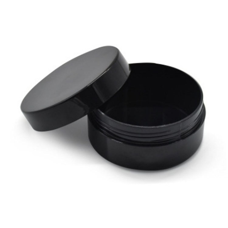 Customized 100g Empty Luxury Cosmetic Eye Paste Mask Box Cosmetic Packaging black Plastic Packaging Jar