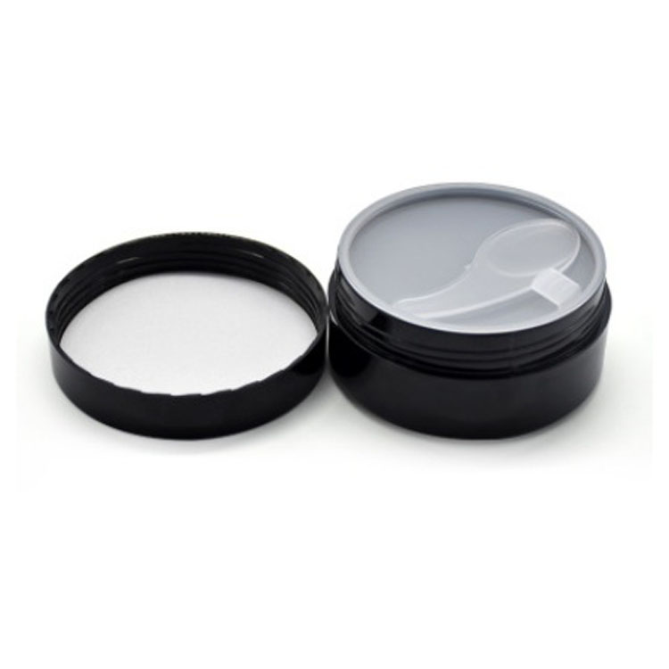 Customized 100g Empty Luxury Cosmetic Eye Paste Mask Box Cosmetic Packaging black Plastic Packaging Jar