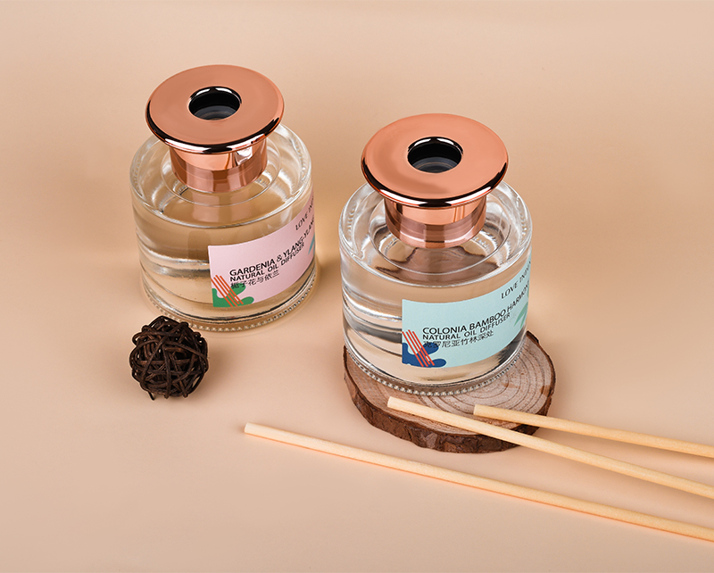 Customized 100ml Clear Empty Reed Diffuser Set, Oil Diffuser & Reed Diffuser Sticks for Home Decor & Office