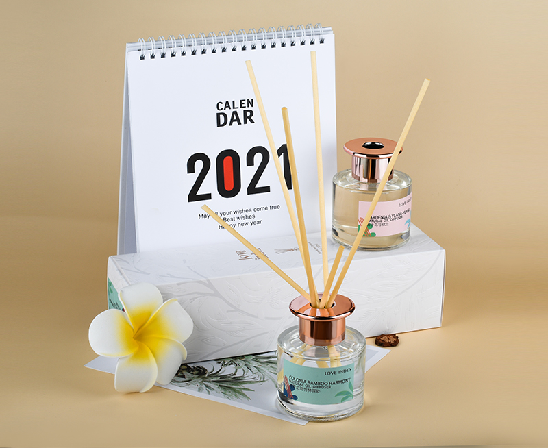 Customized 100ml Clear Empty Reed Diffuser Set, Oil Diffuser & Reed Diffuser Sticks for Home Decor & Office