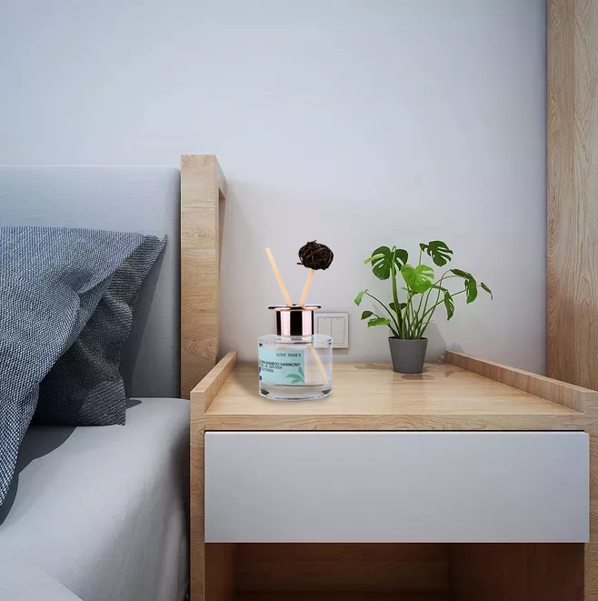 Customized 100ml Clear Empty Reed Diffuser Set, Oil Diffuser & Reed Diffuser Sticks for Home Decor & Office