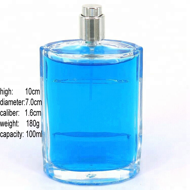 Customized 100ml decorative glass perfume bottles wholesale