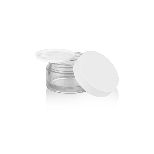 Customized 120Ml Round Cosmetic Packaging Plastic Pet Cream Jar Container