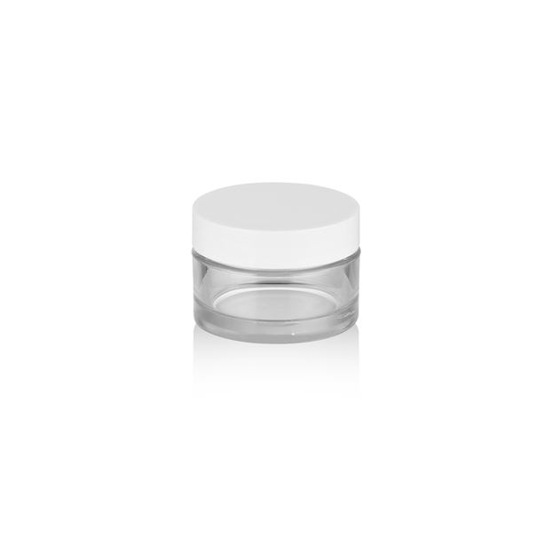 Customized 120Ml Round Cosmetic Packaging Plastic Pet Cream Jar Container