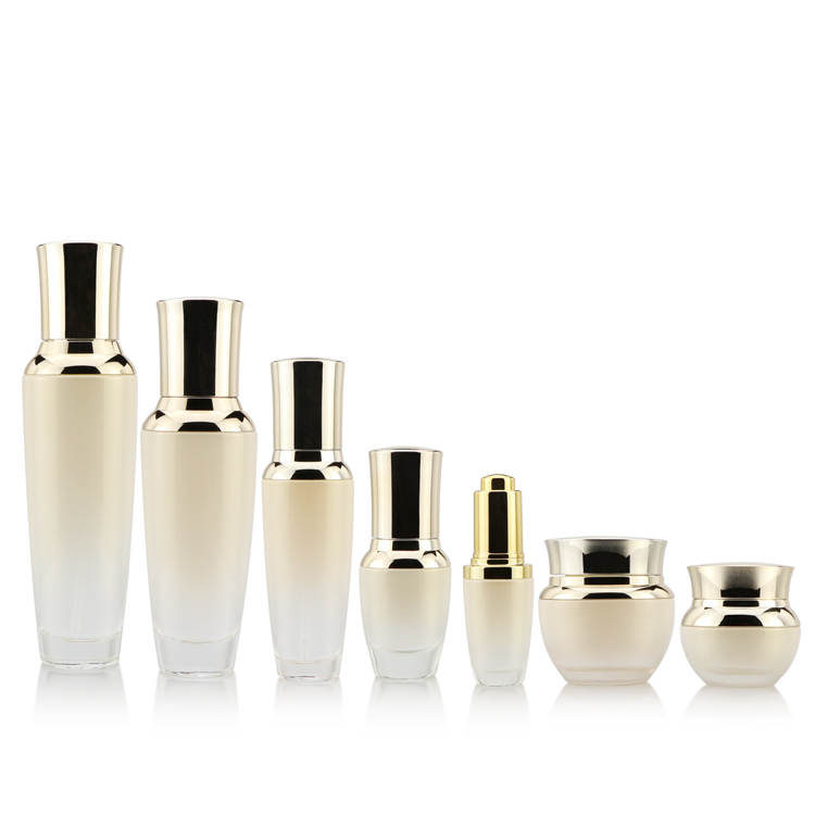 Customized 15ML 20ML 30ML 50ML 110ML130ML cosmetic oil packaging serum glass bottle with pump