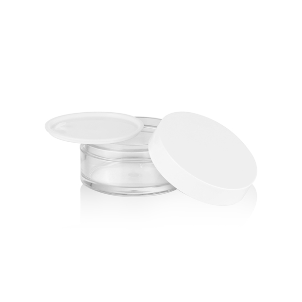 Customized 200g Round Cosmetic Packing Empty Plastic Pet Cream Jar