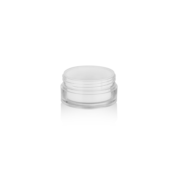 Customized 20Ml Cosmetic Packaging Round Plastic Pet Skin Care Cream Jar