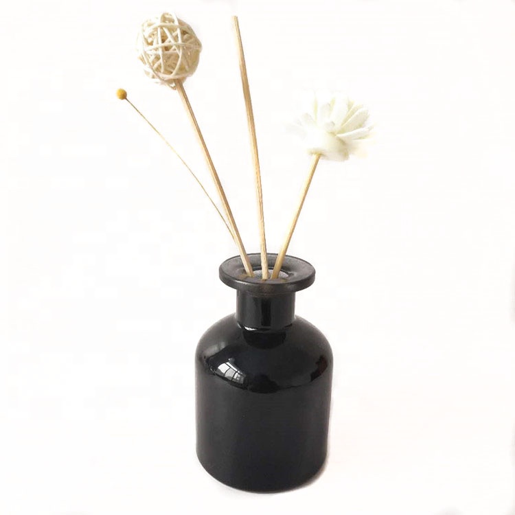 Customized 250ml Reed Diffuser Fragrant Round Shape Glass Bottle