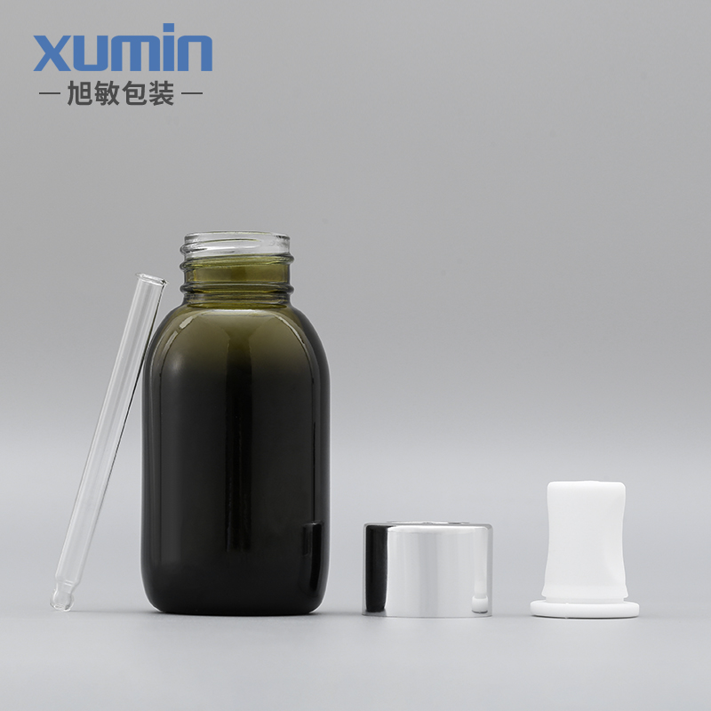 Customized 2oz 50g glass jars and bottles 50ml essential Oil Dropper Bottle