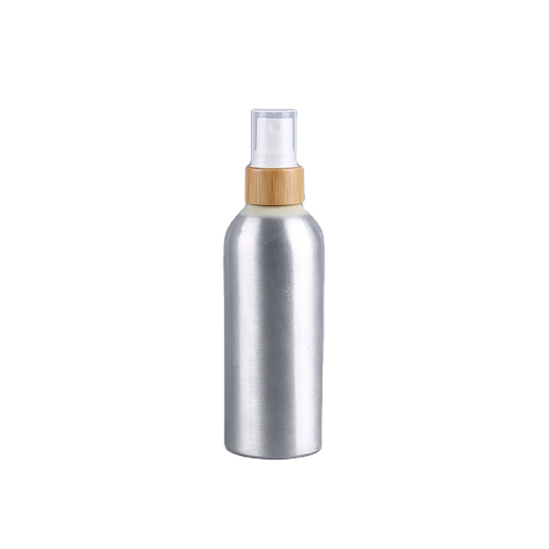 Customized 30ml 50ml 60ml 100ml spray cosmetic aluminium perfume bottle with pump