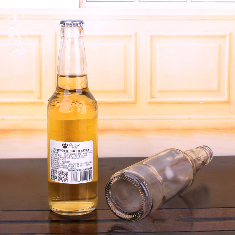 Customized 330ml beer bottle beer glass bottle