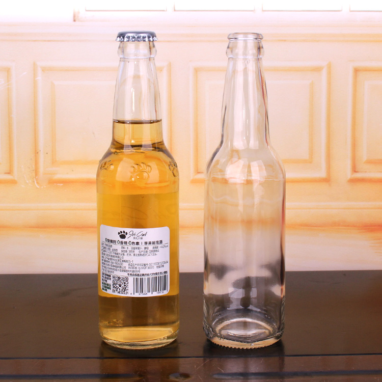 Customized 330ml beer bottle beer glass bottle