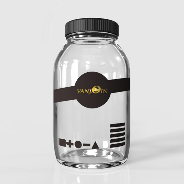 Customized 340ml Wholesale Transparent Storage Honey Food Screw Lid Glass Mason Jam Jar