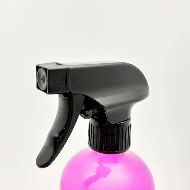 Customized 500ml 16oz pink glass boston trigger spray bottle container