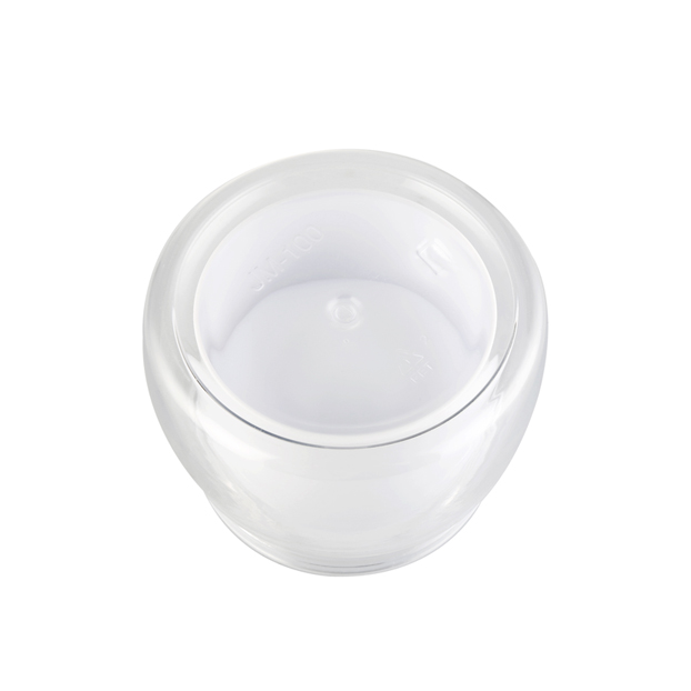 Customized 50Ml Round Cosmetic Face Empty Plastic Pet Skin Care Cream Jars