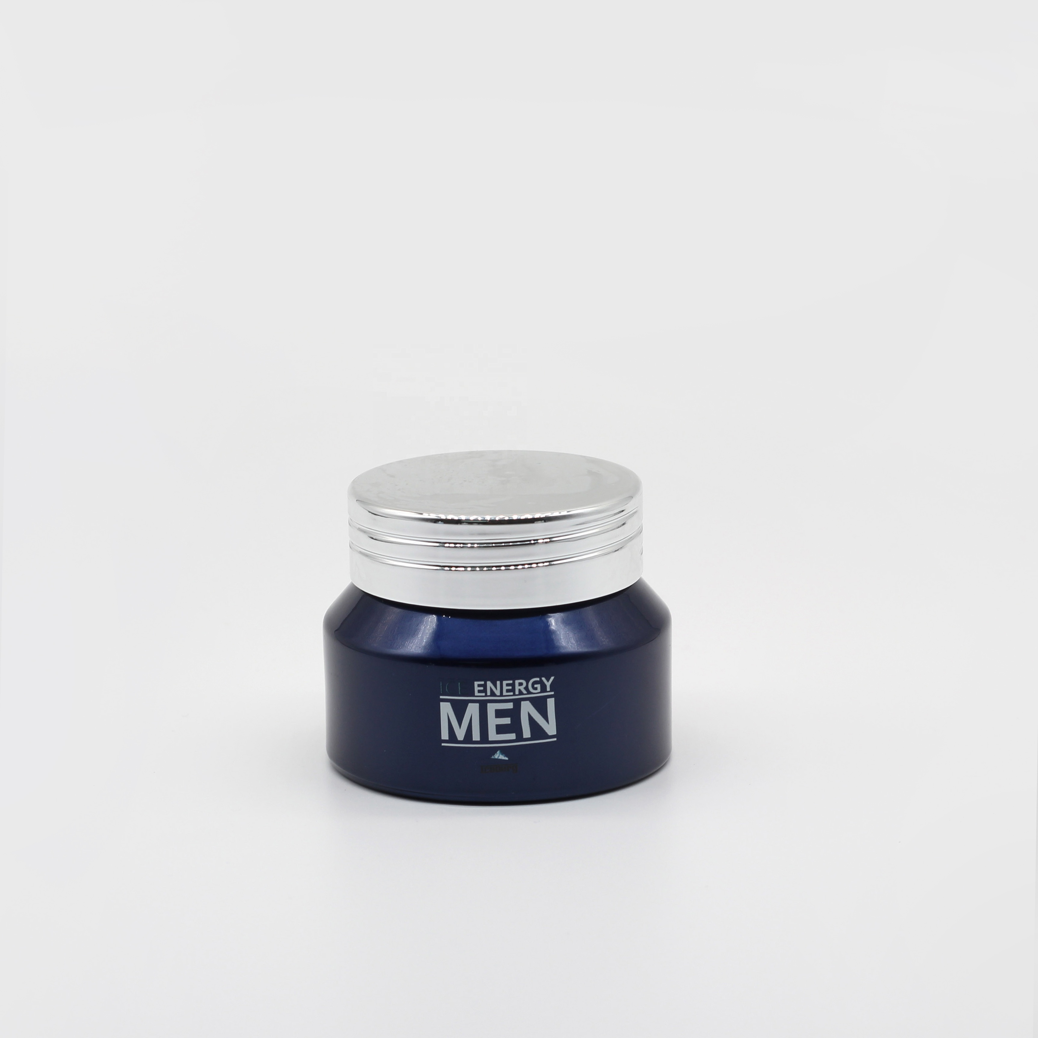 Customized 50g opal glass cosmetic jar for man