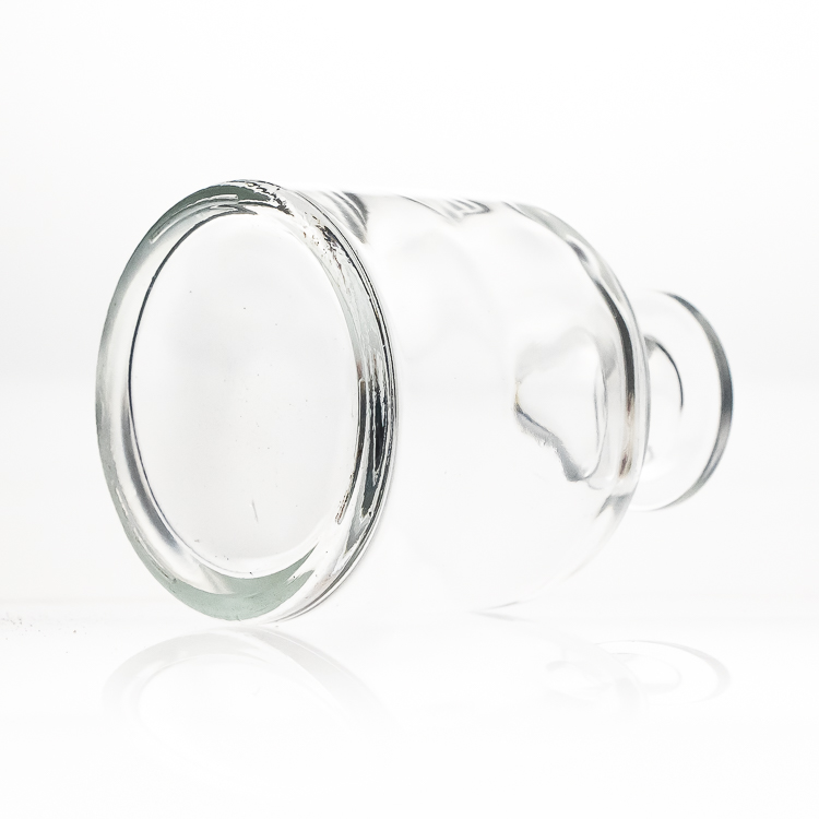 Customized 50m Big Belly Round Shaped Clear Empty glass Reed Diffuser Bottle for Aroma Fragrance