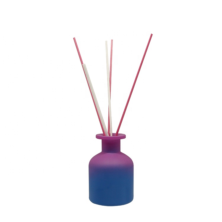 Customized 50ml 150ml 250ml Matt Black Glass Reed Diffuser Bottle