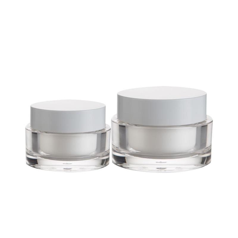 Customized Acrylic Cosmetic Bottle 50G cream jar cosmetic luxury personal skin care