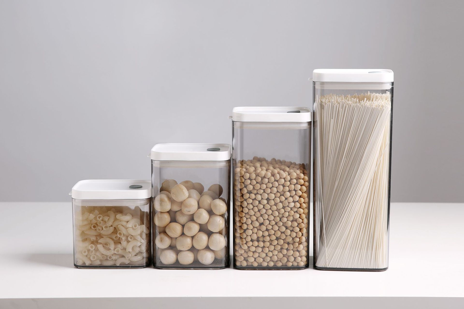 Customized Airtight Bulk Food Storage Bottole Containers Plastic Food Cereal Containers Jars For Grains
