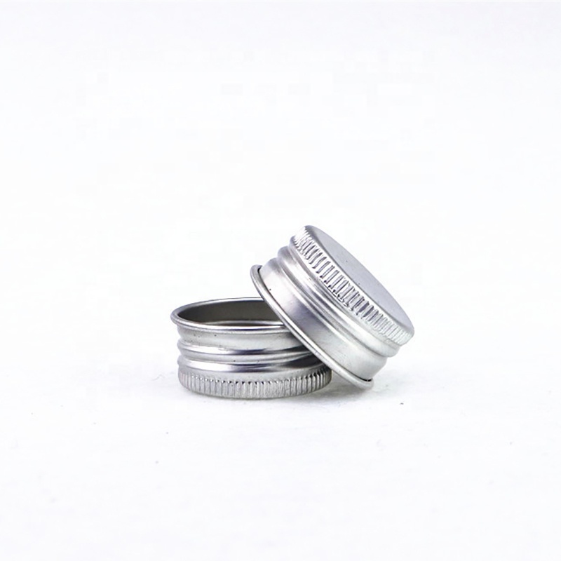 Customized Aluminum Cap Silver Black Metal Lid for Bottles