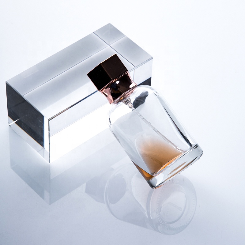 Customized Bulk Polished Round Oil Perfume Bottle 50ml Luxury Perfume Bottle