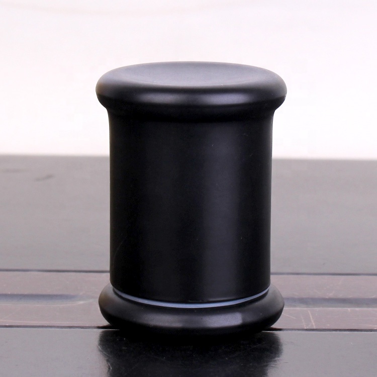 Customized Classic Black Candle Jar With LID