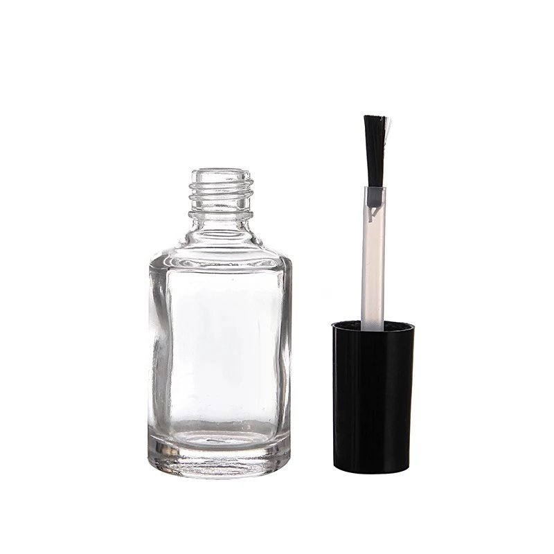 Customized Clear Empty Glass Nail Polish Bottle 5Ml 10Ml 15Ml