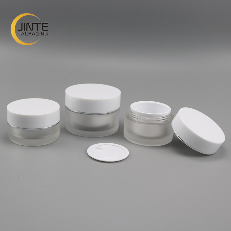 Customized Color Acrylic Cosmetic Container Jars with Acrylic Lid