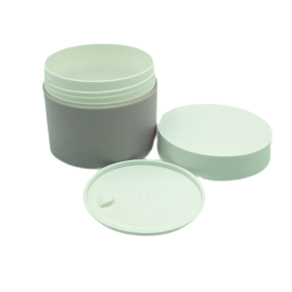 Customized Color Matte White PP Plastic Round 100ml 200ml Cosmetic Cream Jars With Lid