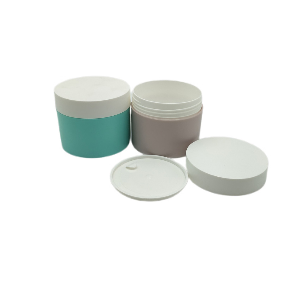 Customized Color Matte White PP Plastic Round 150ml Cream Jar Container With Lid