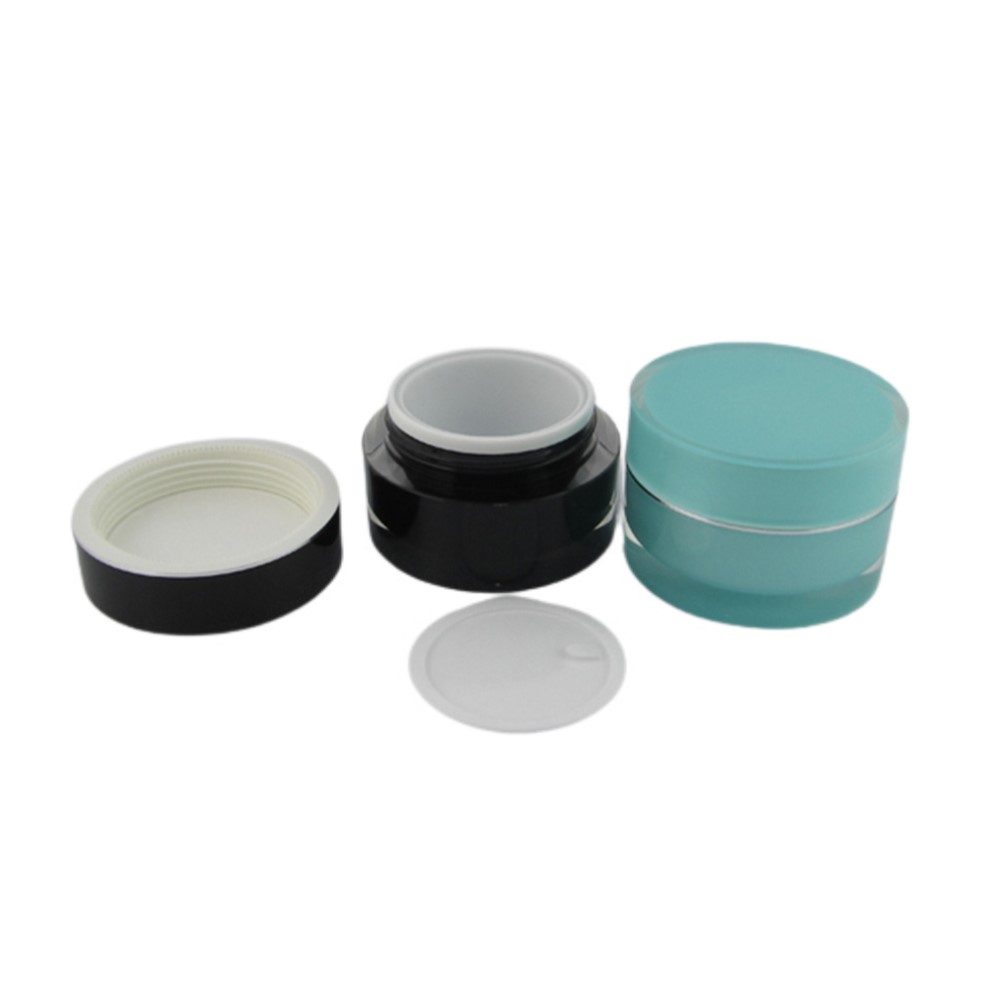 Customized Color Mini Small 5g Round Acrylic Cosmetic Jar and Lid