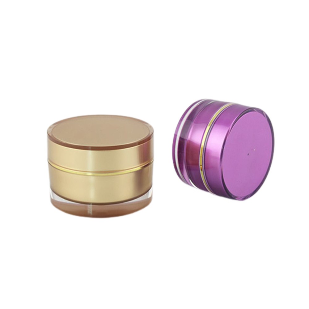 Customized Color Mini Small 5g Round Acrylic Cosmetic Jar and Lid