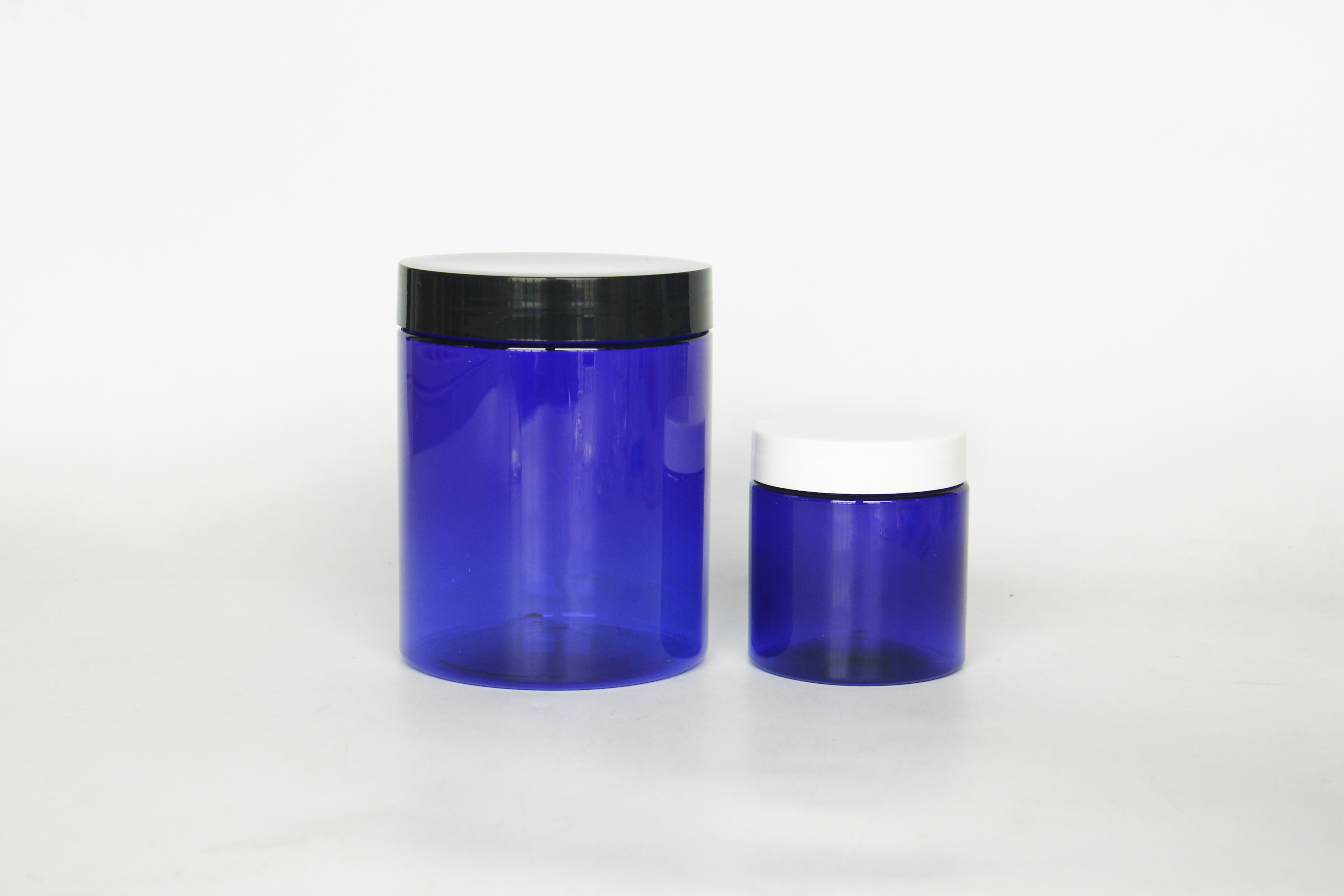 Customized Color PET Plastic cosmetic Jar for personal skin care Packaging 250ml