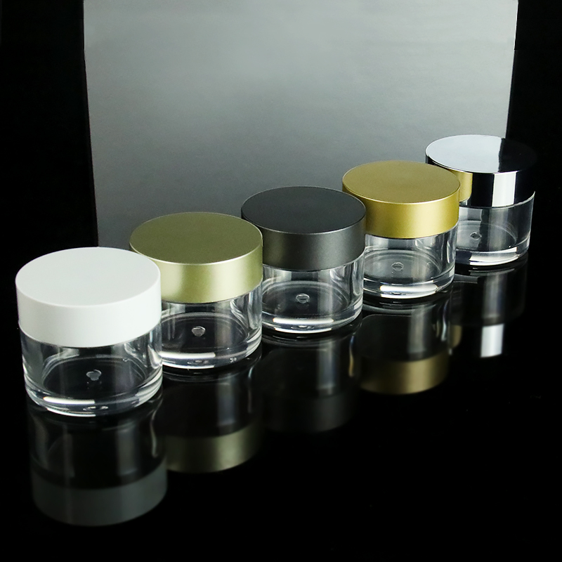 Customized Cosmetic Jar Acrylic Jar 1oz for Nail Powder Pigment Cream Lotion Dip powder 30ml Jar