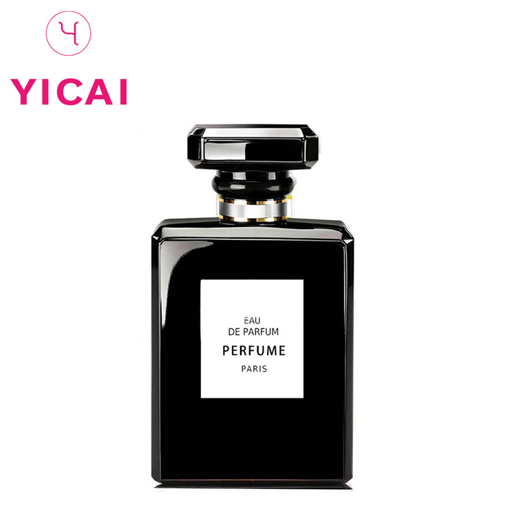 Customized Design 50ml 100ml Transparent Spray Glass Perfume Bottle