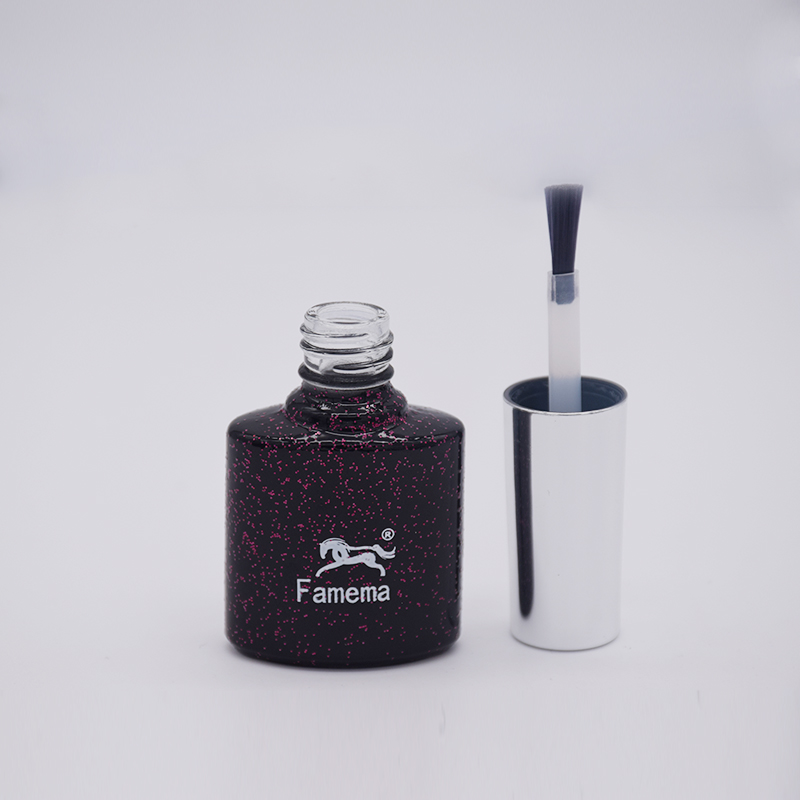 Customized Design Nail Polish Square Bottle Long Round 7ml Nail Polish Bottle