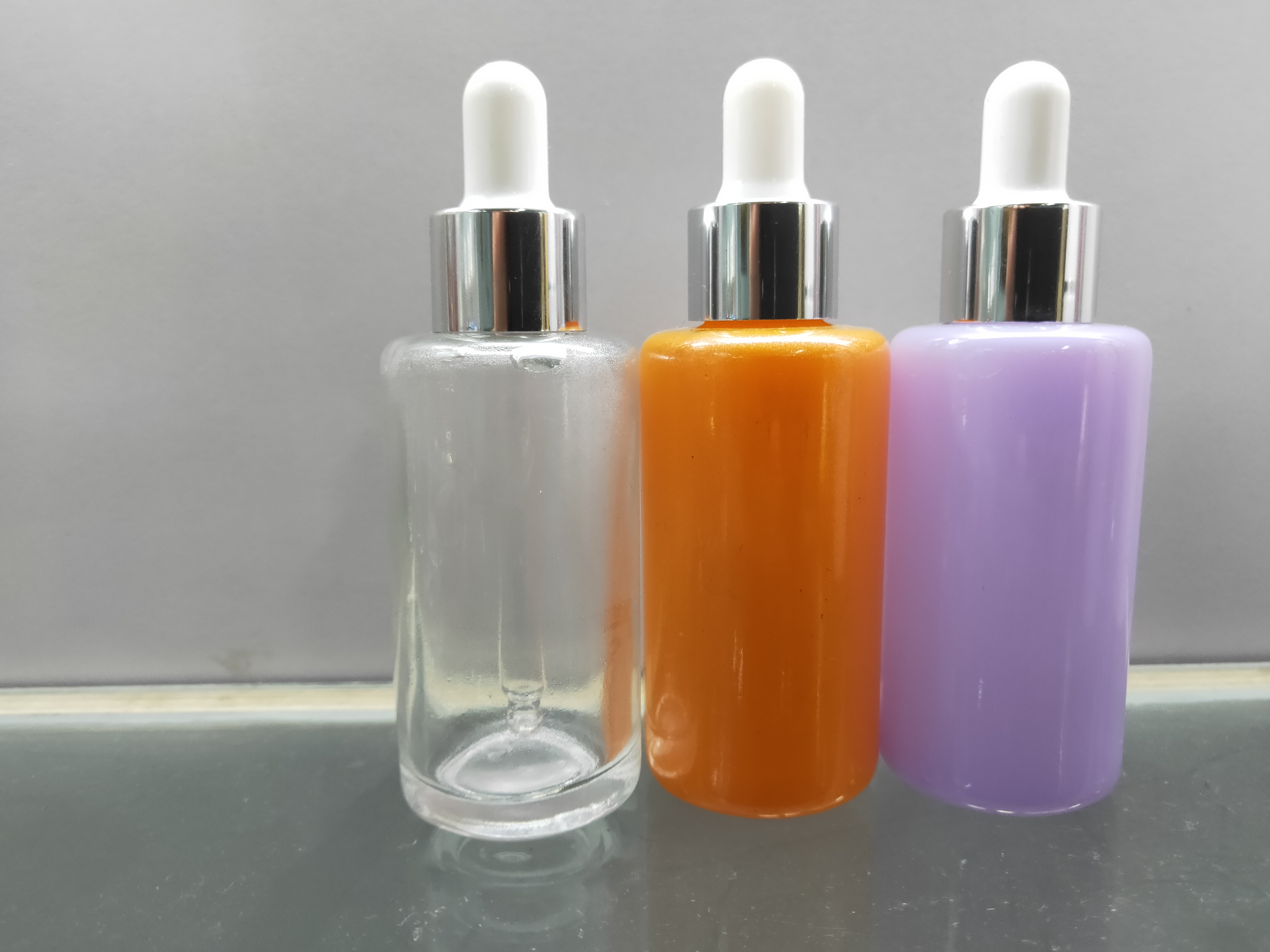 Customized Empty Glass Dropper Bottles 30ml Fancy Dropper Bottles for packaging