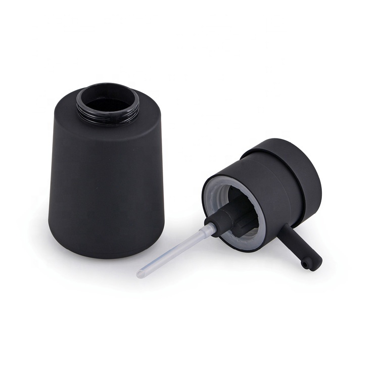 Customized Empty Sanitizer 450Ml Black Plastic Soap Dispenser Shampoo Bottle Silicone With Body Wash Pump Factory From China