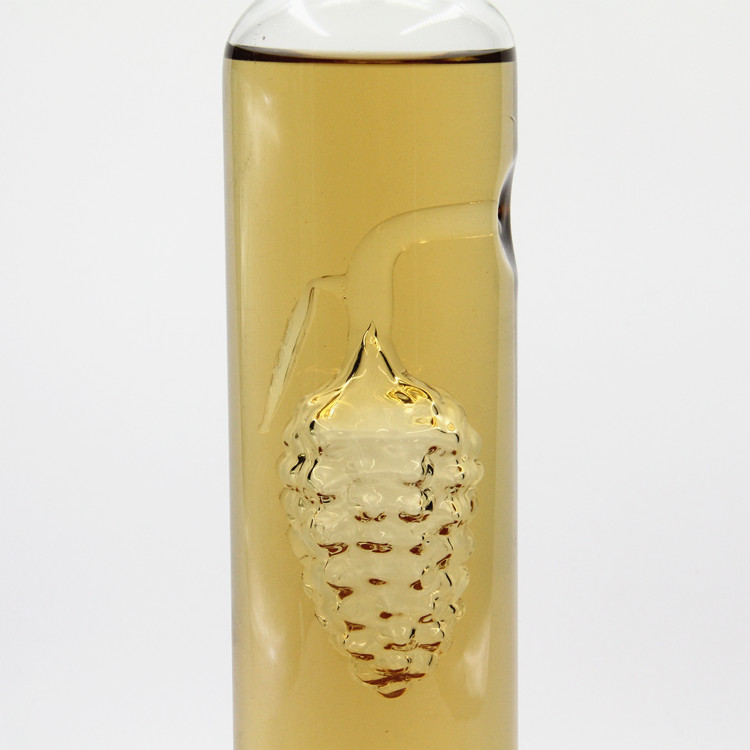 Customized Home Decorative Empty Art Wine Bottle With Grape Shaped Inside