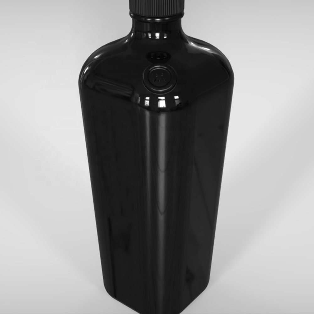 Customized Innovative Empty frasco de vidrio Gin Glass Liquor Bottle For Vodka Wine