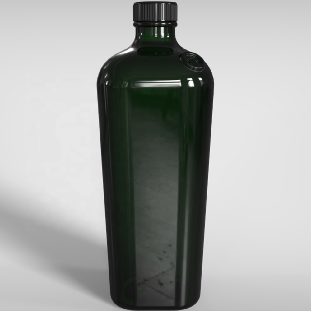 Customized Innovative Empty frasco de vidrio Gin Glass Liquor Bottle For Vodka Wine