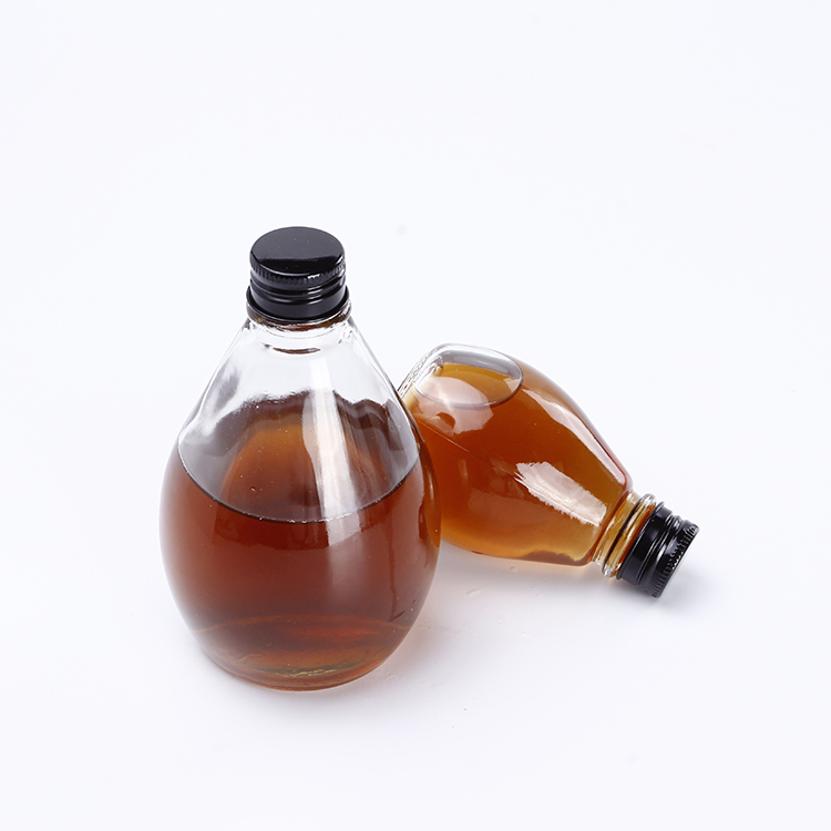 Customized Logo Cider Cold Brew Coffee Glass Bottle With Aluminium Lid