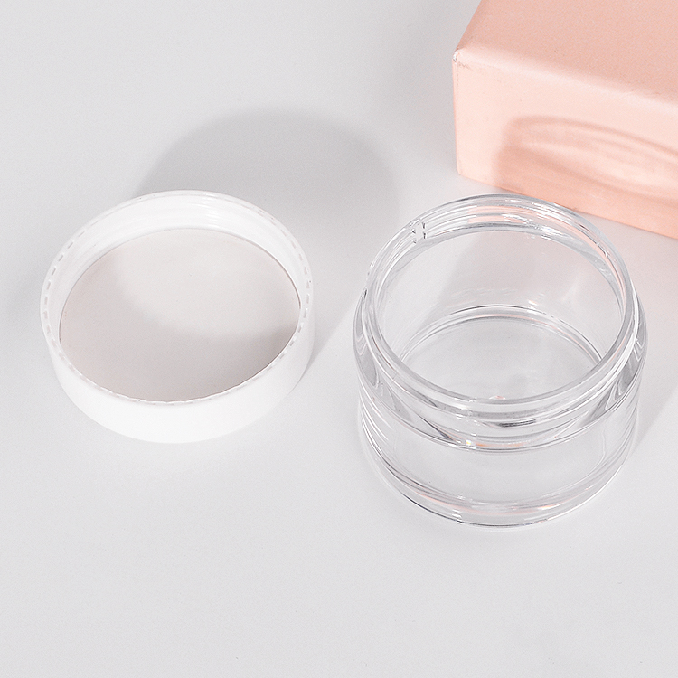 Customized Luxury Empty 50ml 100ml 200ml 250ml Thick Wall Clear PETG Plastic Cosmetic Cream Jars