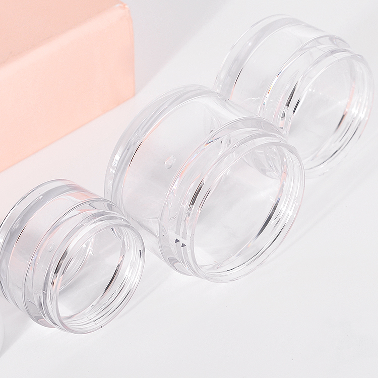 Customized Luxury Empty 50ml 100ml 200ml 250ml Thick Wall Clear PETG Plastic Cosmetic Cream Jars