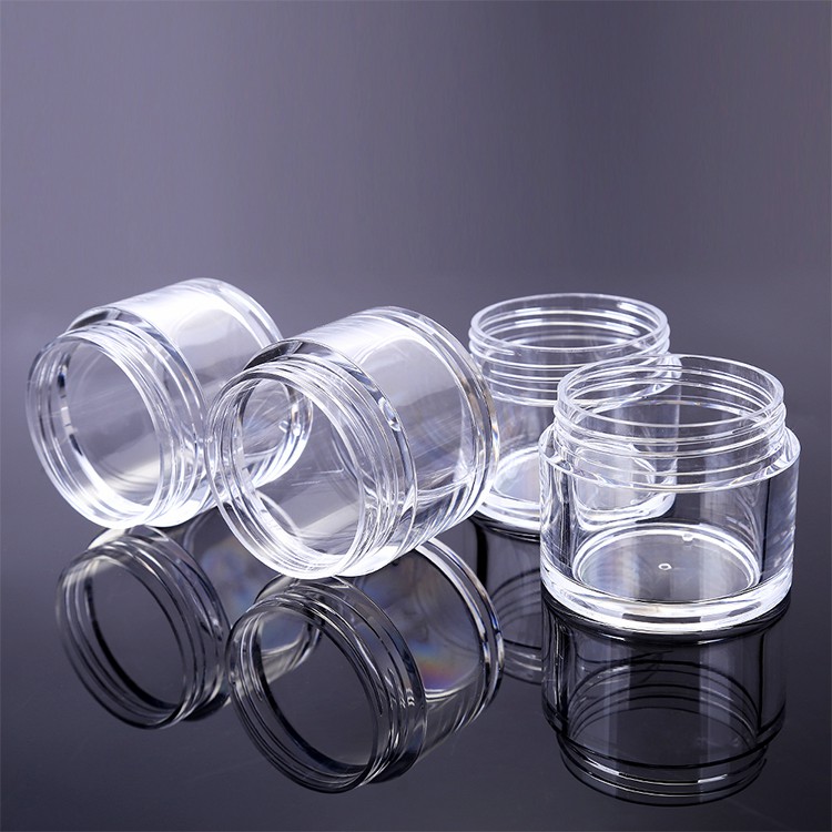 Customized Mold 1OZ 18Oz Transparent Powder Makeup Container For Nail Dip