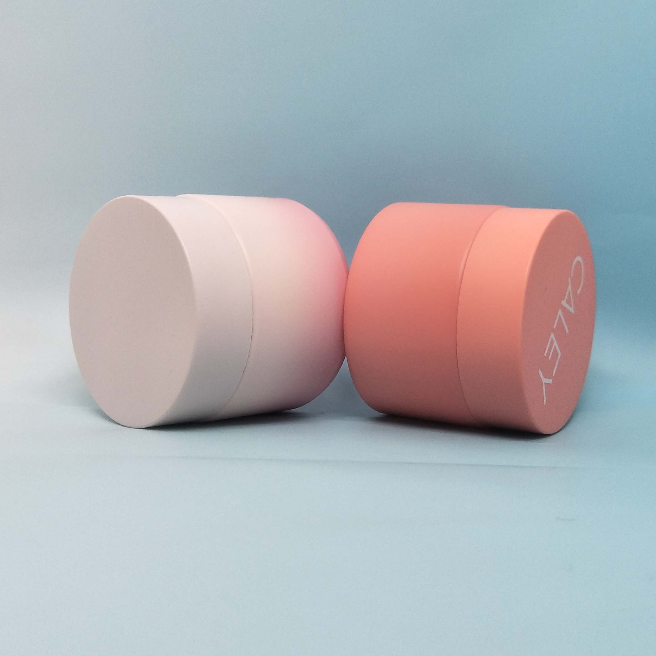 Customized Opal white ceramic cosmetic jar packaging for face cream