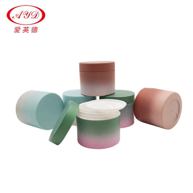Customized PP Cosmetic Jar 10ml 20ml 30ml 50ml 100ml 120ml 150ml 200ml 250ml Jar With Lid Two Layer Face Cream Jar