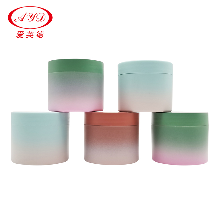 Customized PP Cosmetic Jar 10ml 20ml 30ml 50ml 100ml 120ml 150ml 200ml 250ml Jar With Lid Two Layer Face Cream Jar
