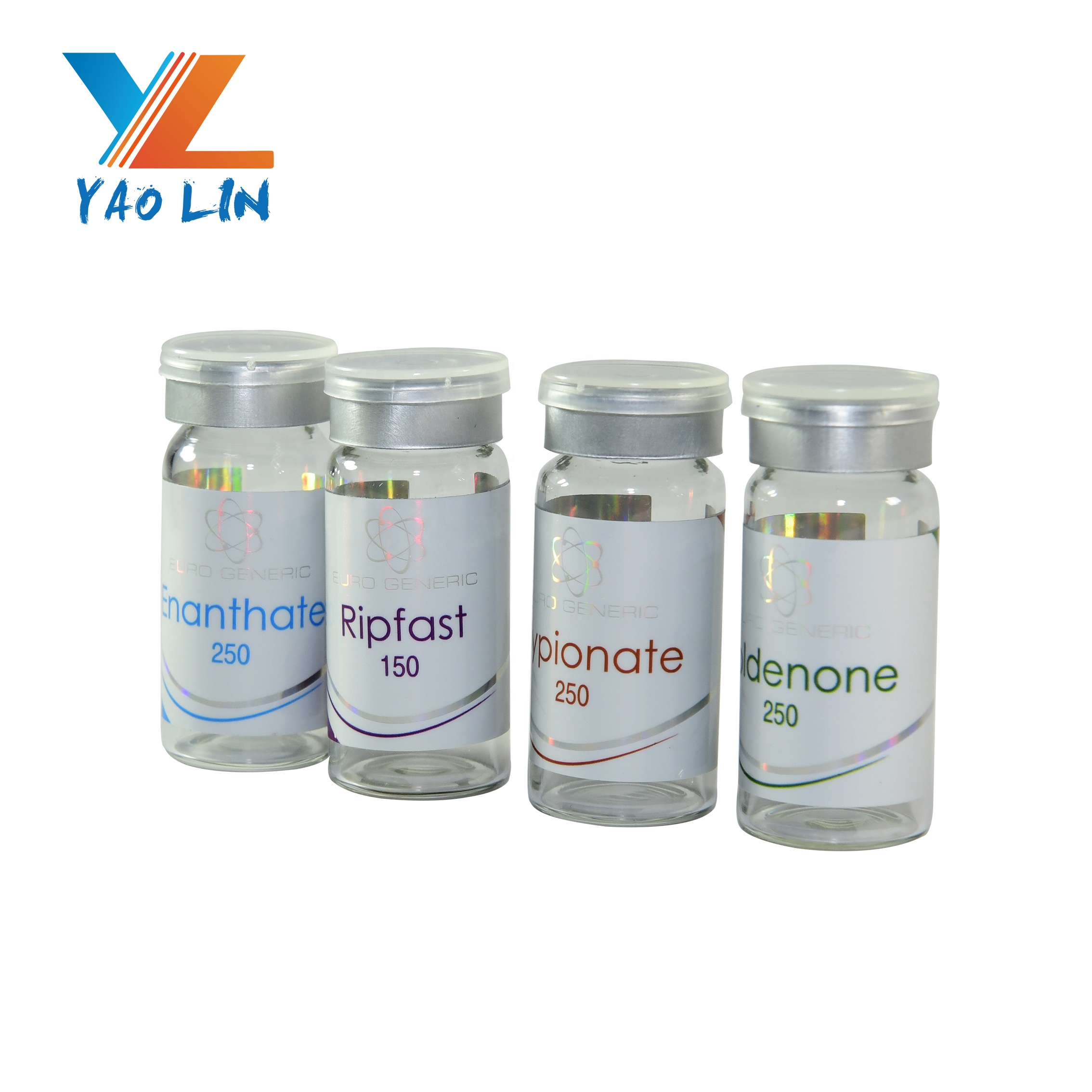 Customized Pharmaceutical Packaging 10ml Sterilized Glass Vials With Rubber